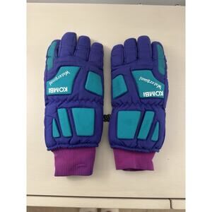 Vintage Kombi 90s Rare Ski Gloves Sz Large Purple